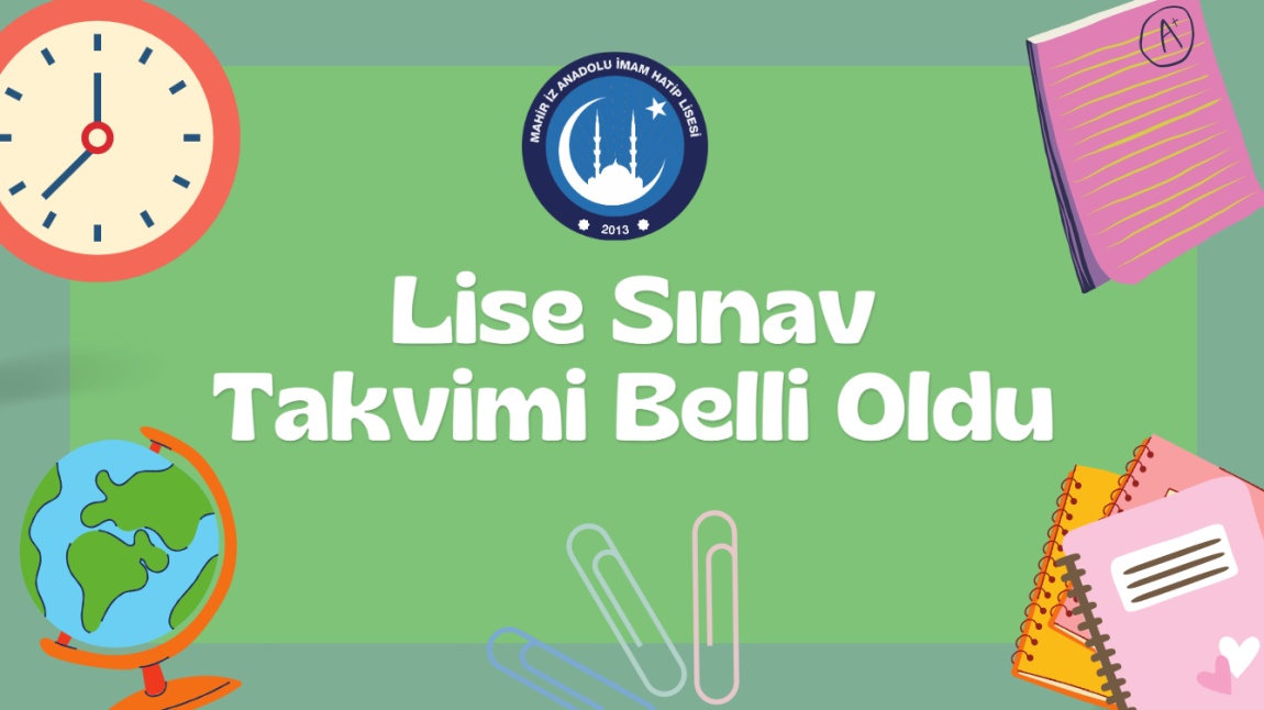 Lise Sınav Takvimi Yayınlandı